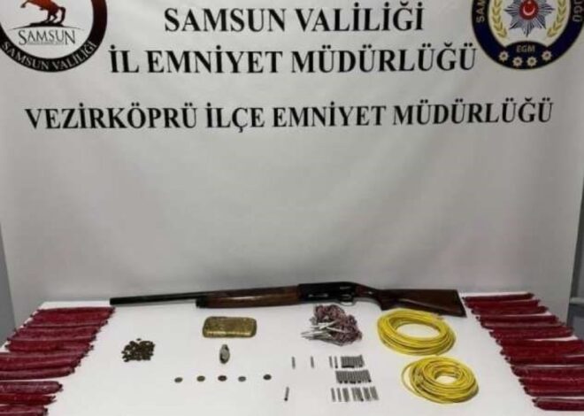 Samsun’da tarihi eser operasyonu: 1 gözaltı